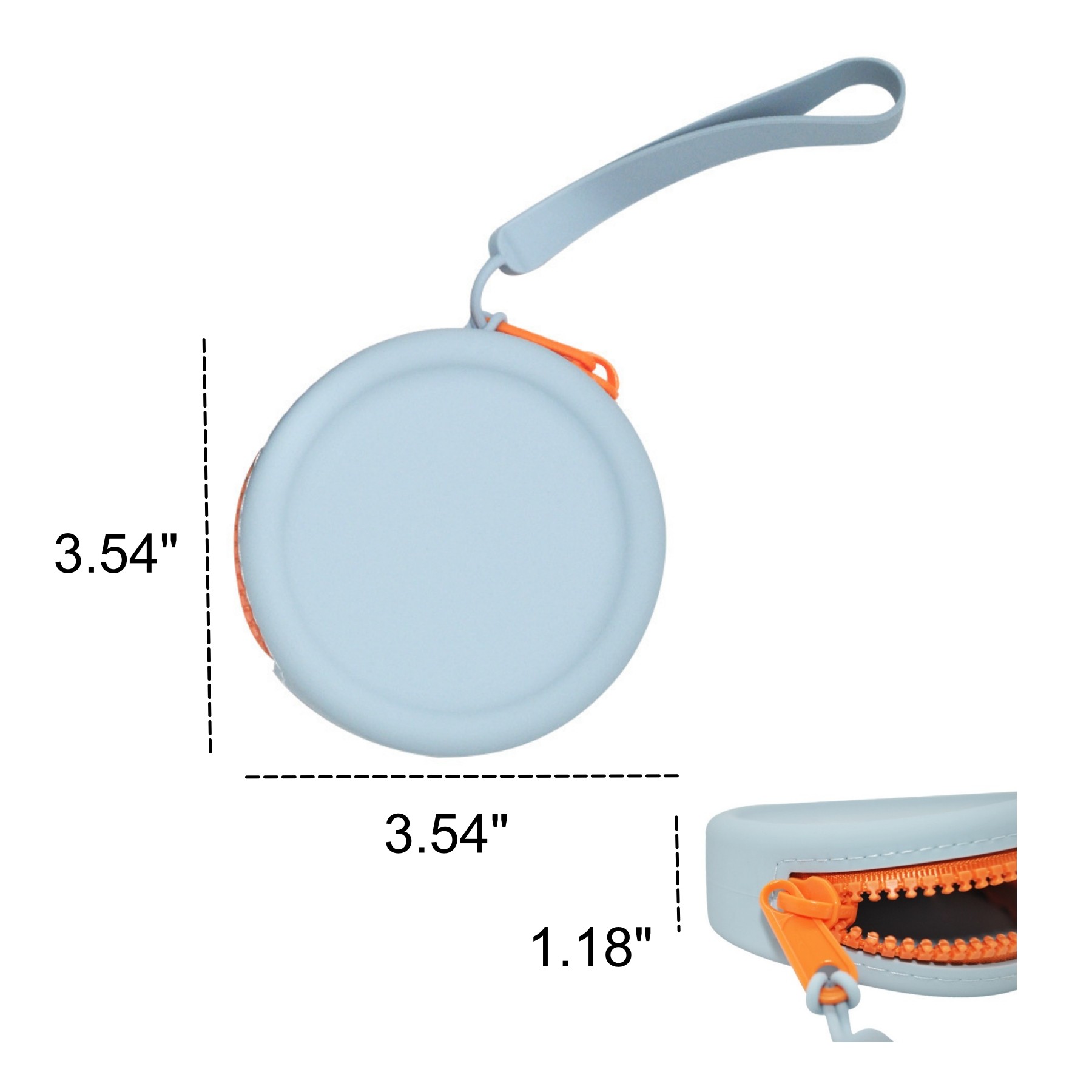 Small Round Silicone Coin Purse 2
