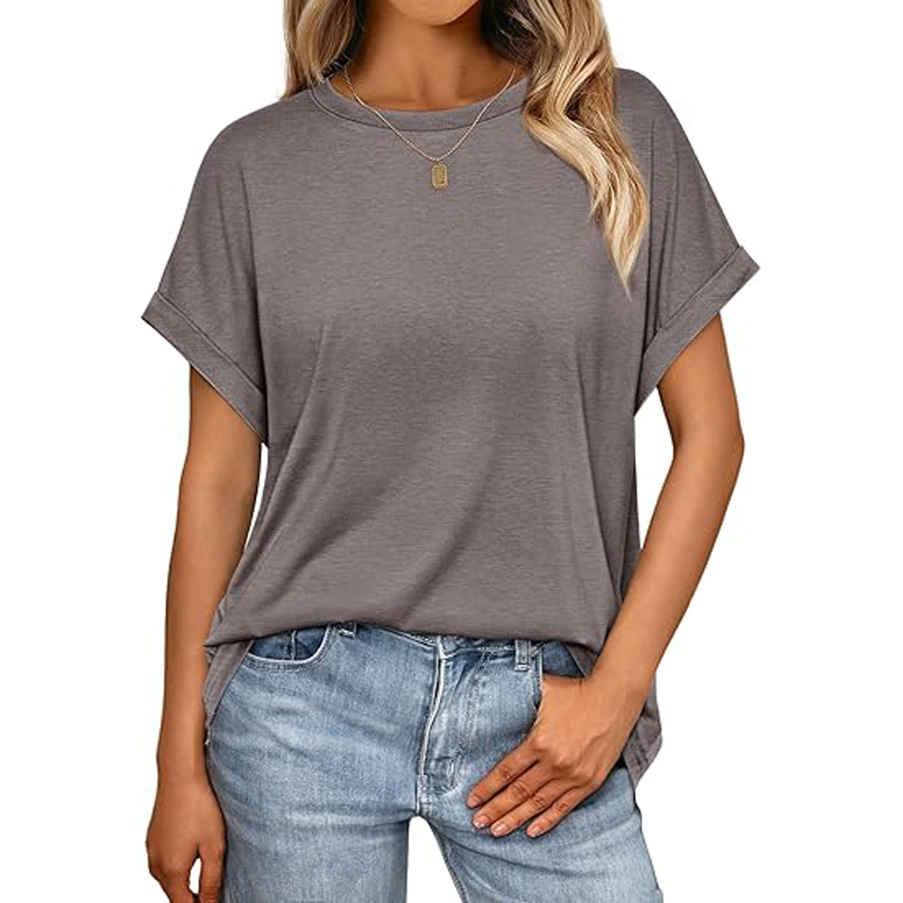 Women's Summer Top Oversized Short Sleeve 5