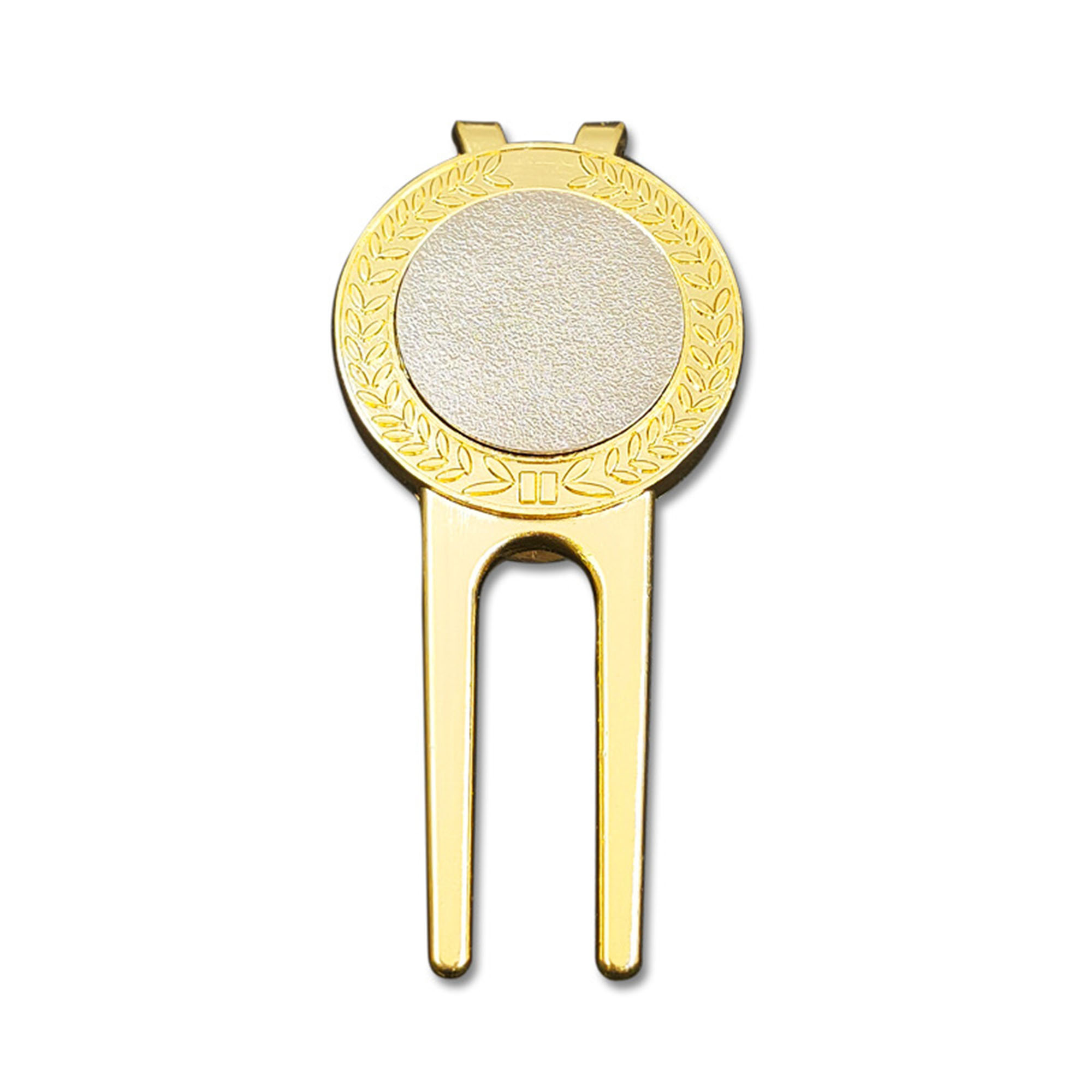 Die Cast Golf Divot Repair Tool Ball Marker with Belt Clip 4