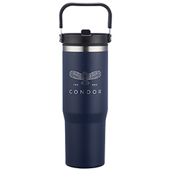 Oreno 30 oz Stainless Steel/Polypropylene Travel Tumbler 9