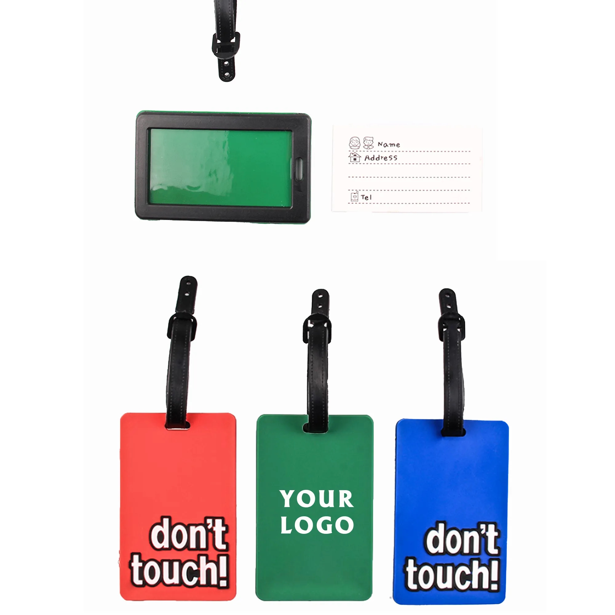 MOQ100 PVC Lanyard Work Tag 2
