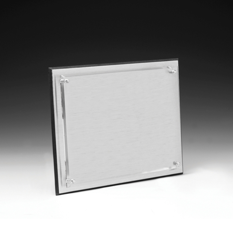 Brushed Aluminum Laser Engraved Plaque (8"x10"x1") 6