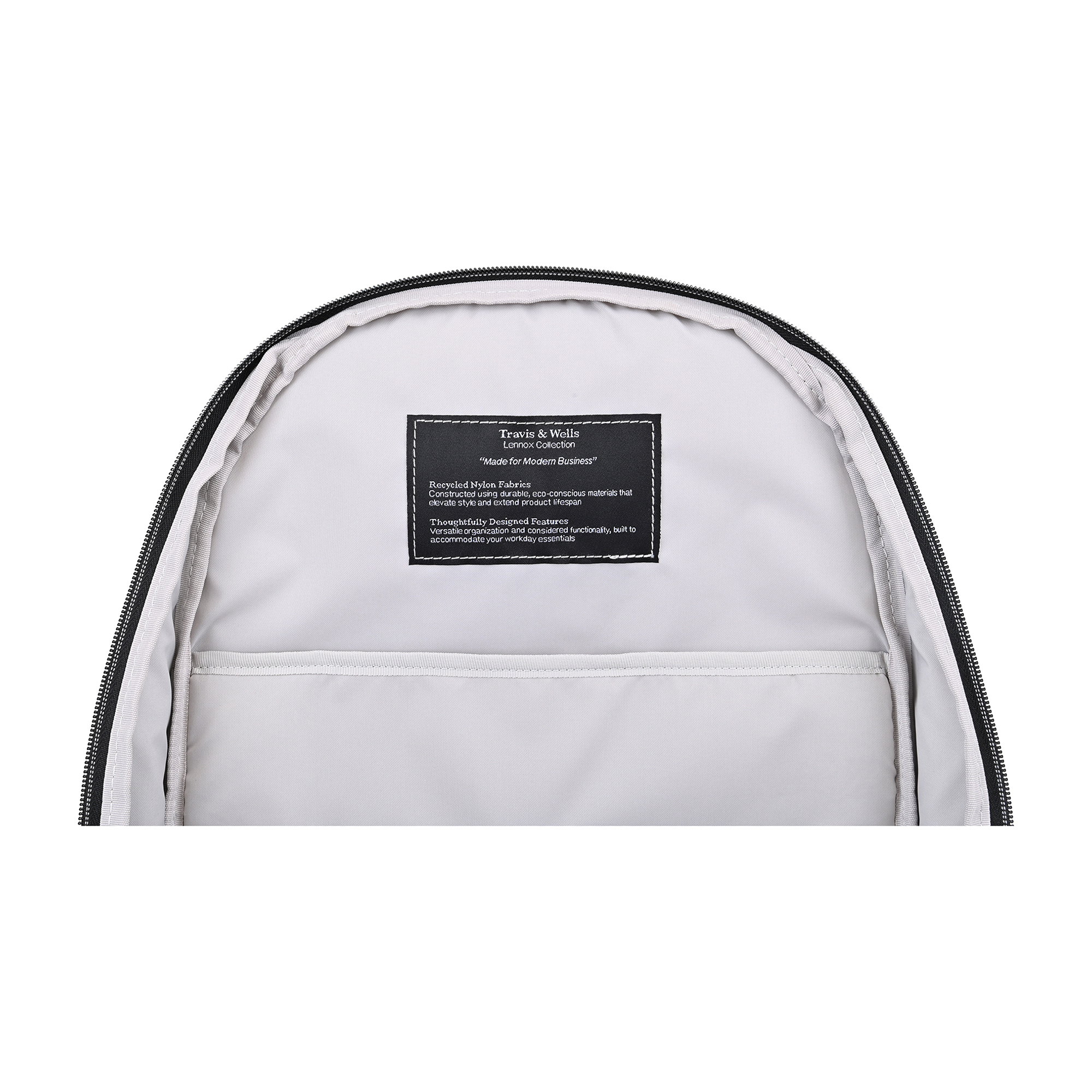 Travis & Wells® Lennox Recycled Nylon Laptop Backpack 10