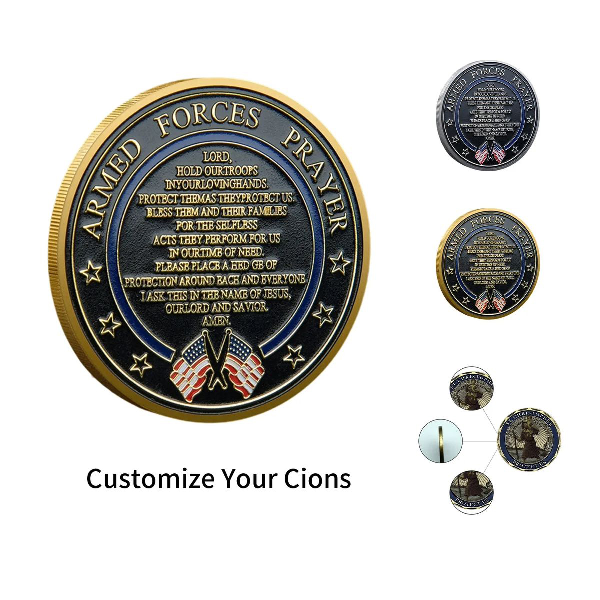 Baked Enamel Challenge Coin for Events 4