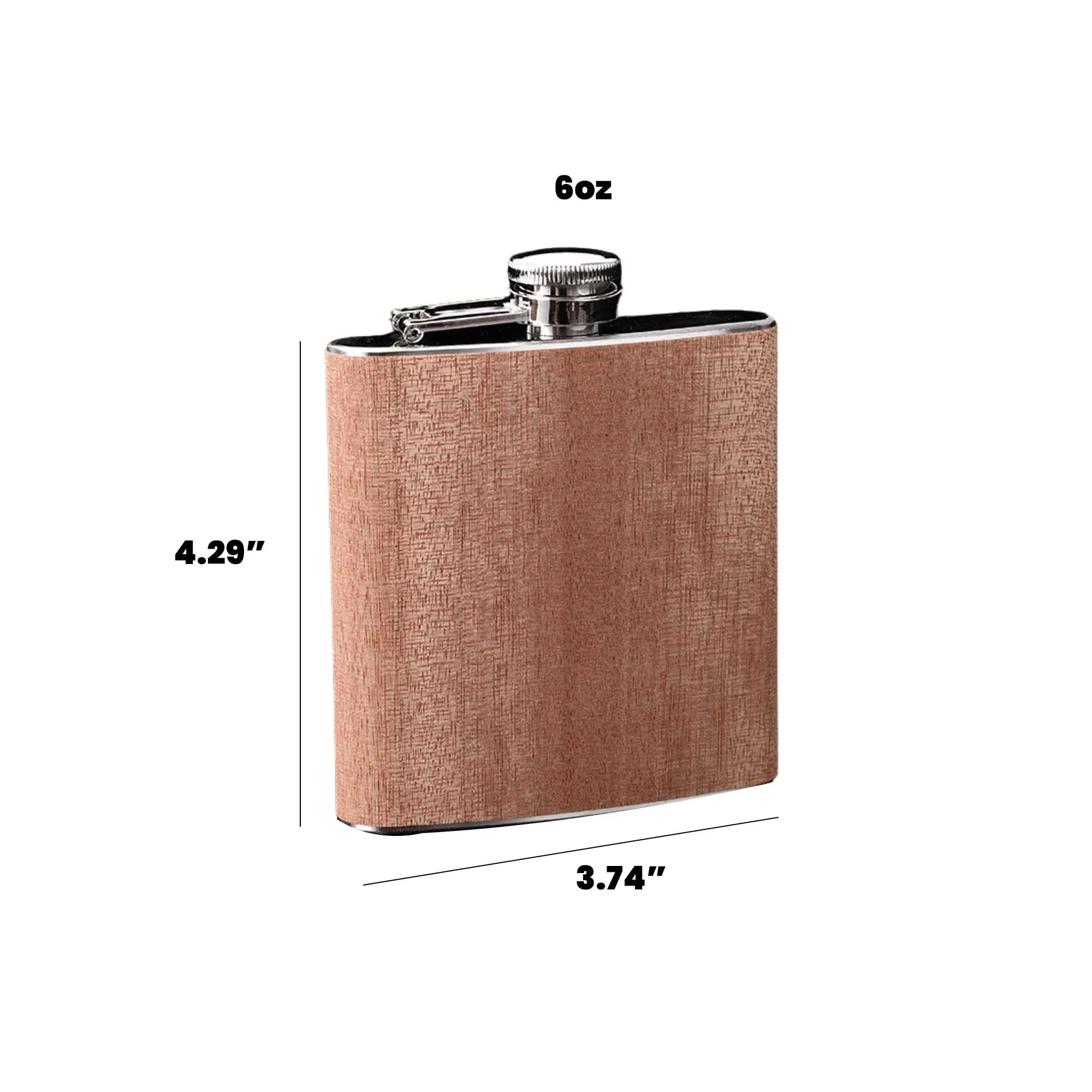 Stainless Steel Flask 6oz 6