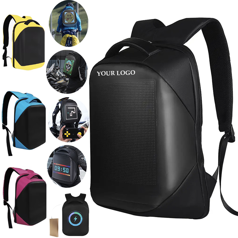 Waterproof Dynamic LED Display Backpack 1