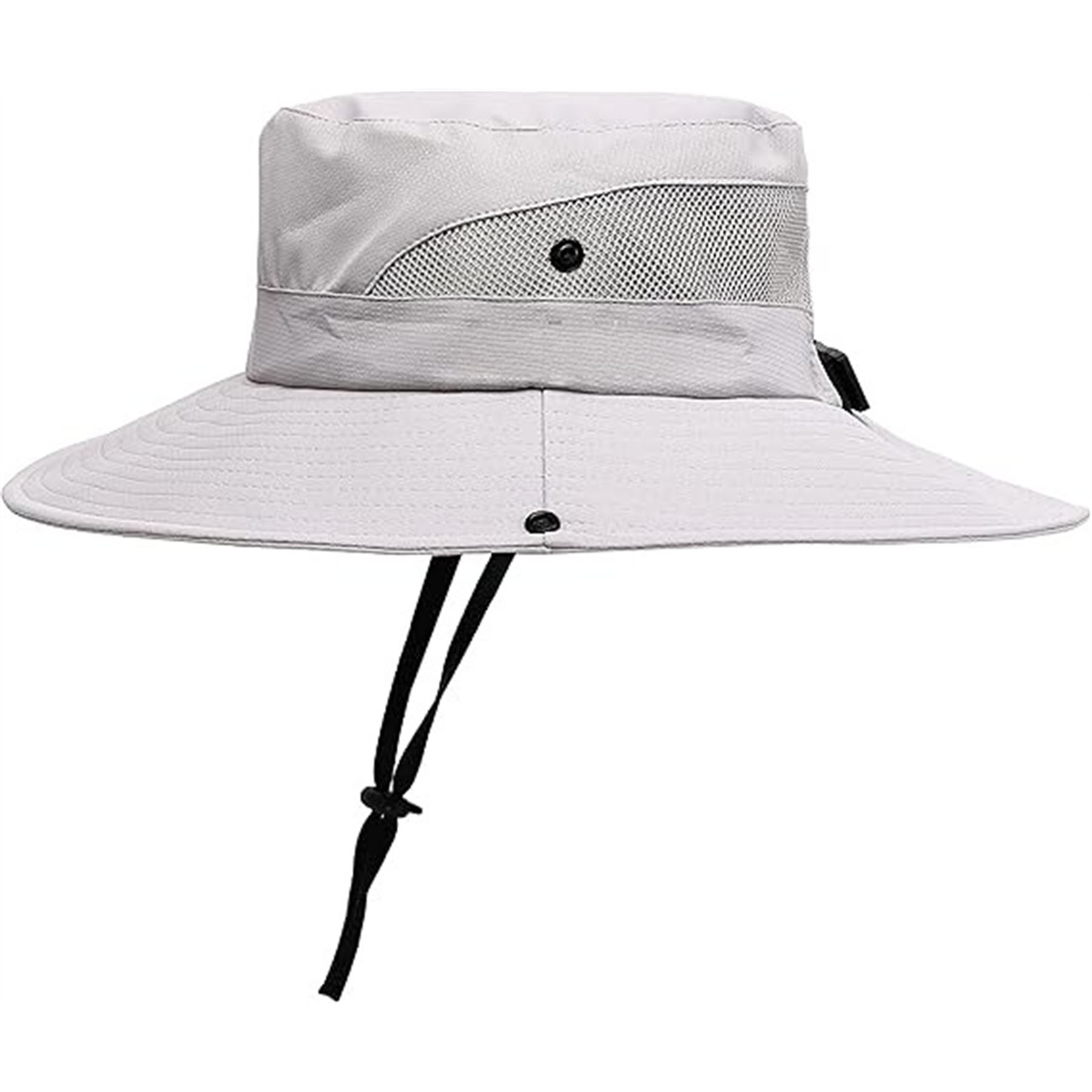 Womens Summer Foldable Cool Mesh Ponytail Bucket Hat 6