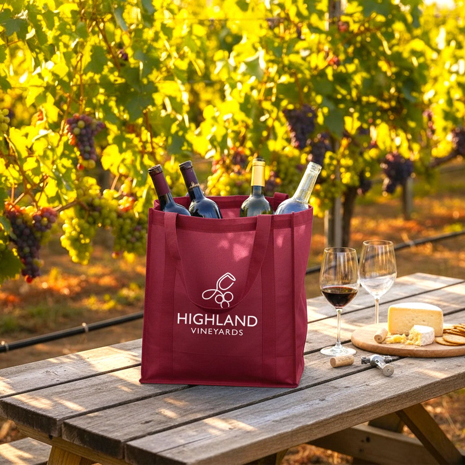 COLOSSAL GROCERY TOTE BAG - SCREEN PRINTED