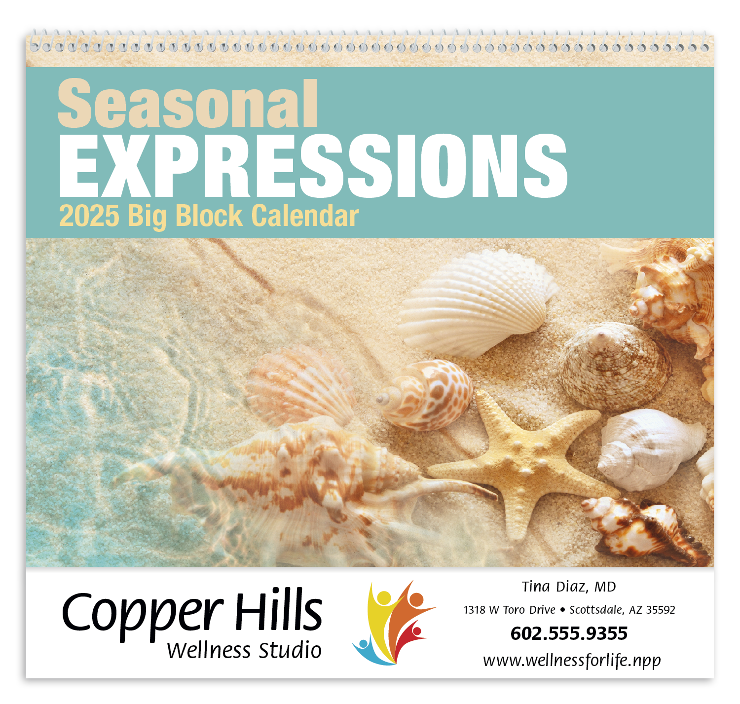 Good Value™ Seasonal Expressions Big Block Calendar 19