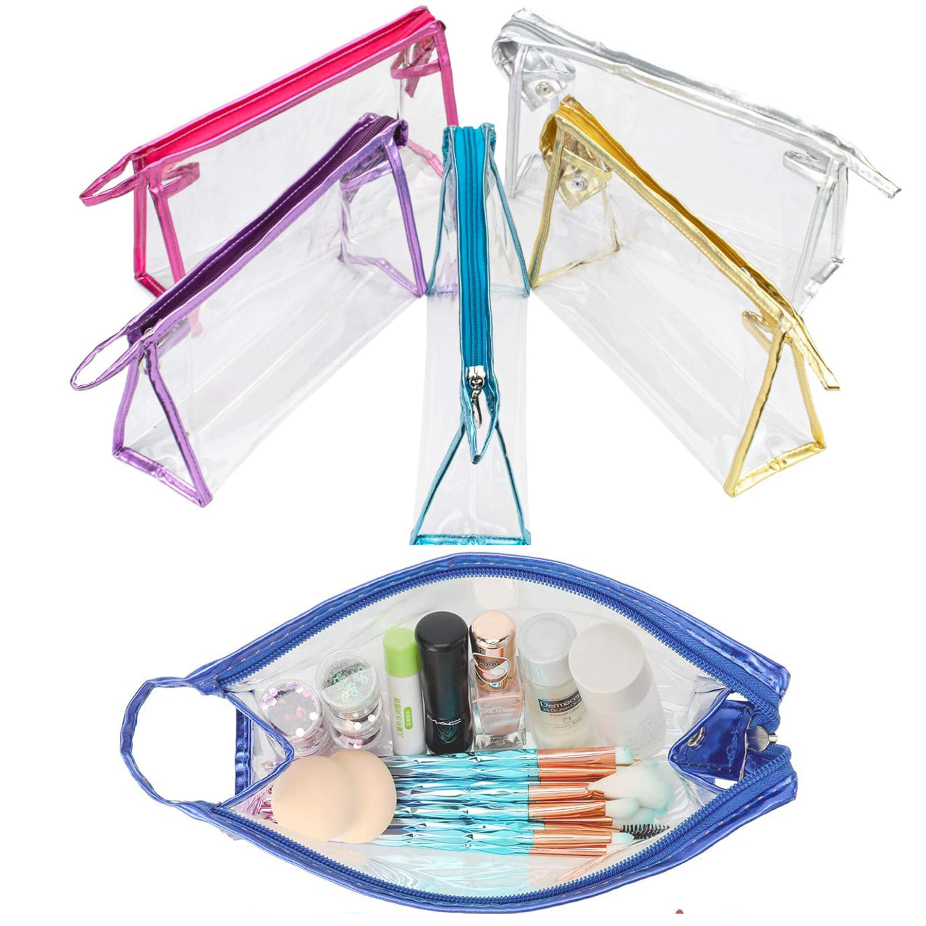 Transparent Waterproof Cosmetic Bag