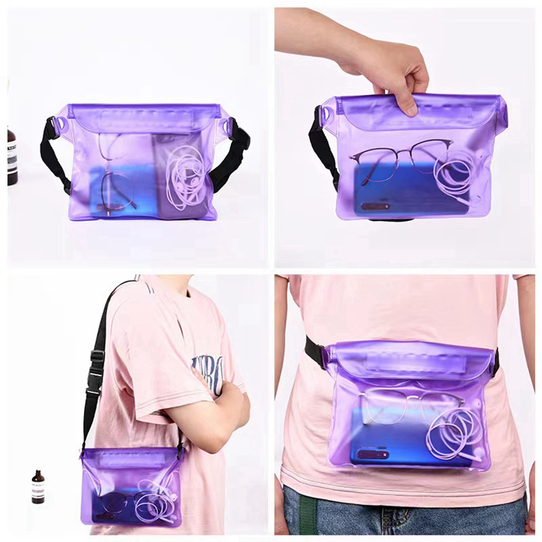 Large Capacity Mobile Phone Waterproof Waist Bag 3