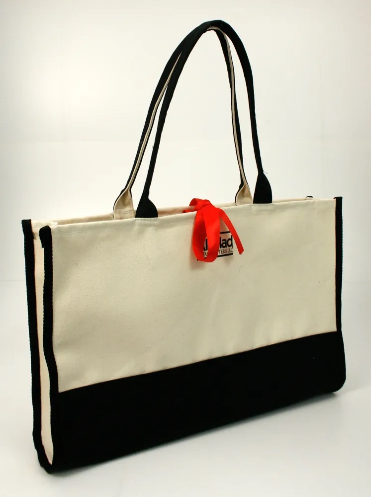 Customized Canvas Tote, custom tote bag with logo imprint 1