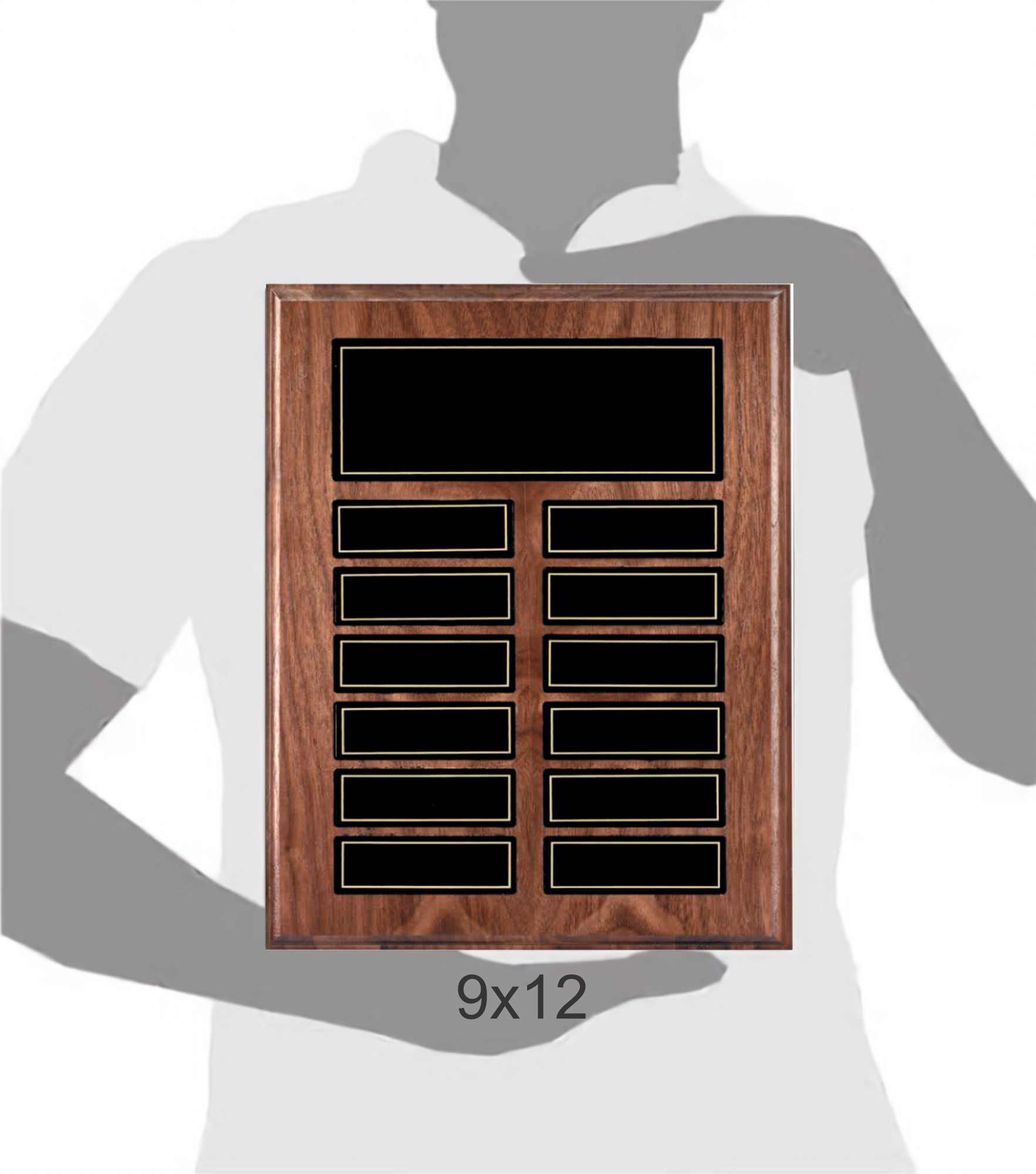 Recognition Pocket 12 Plate Perpetual Plaque (9" x 12") 4