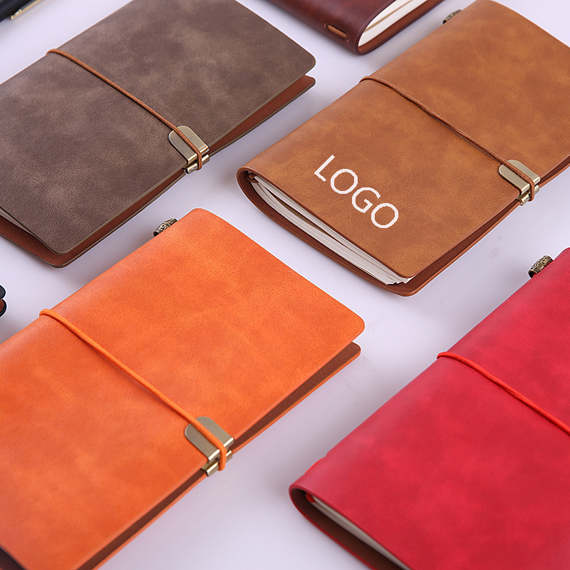 A6 Refillable Leather Diary Journal w/Pocket 2