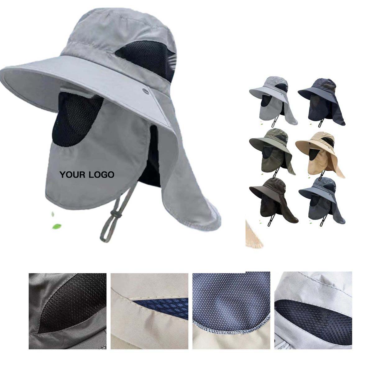 Travel Shawl Hat with Wide Brim Protection 3