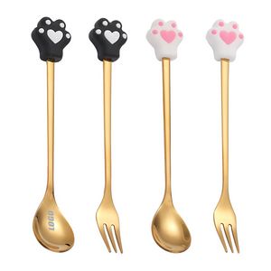 Paw Dessert Coffee Spoon Or Fork 8