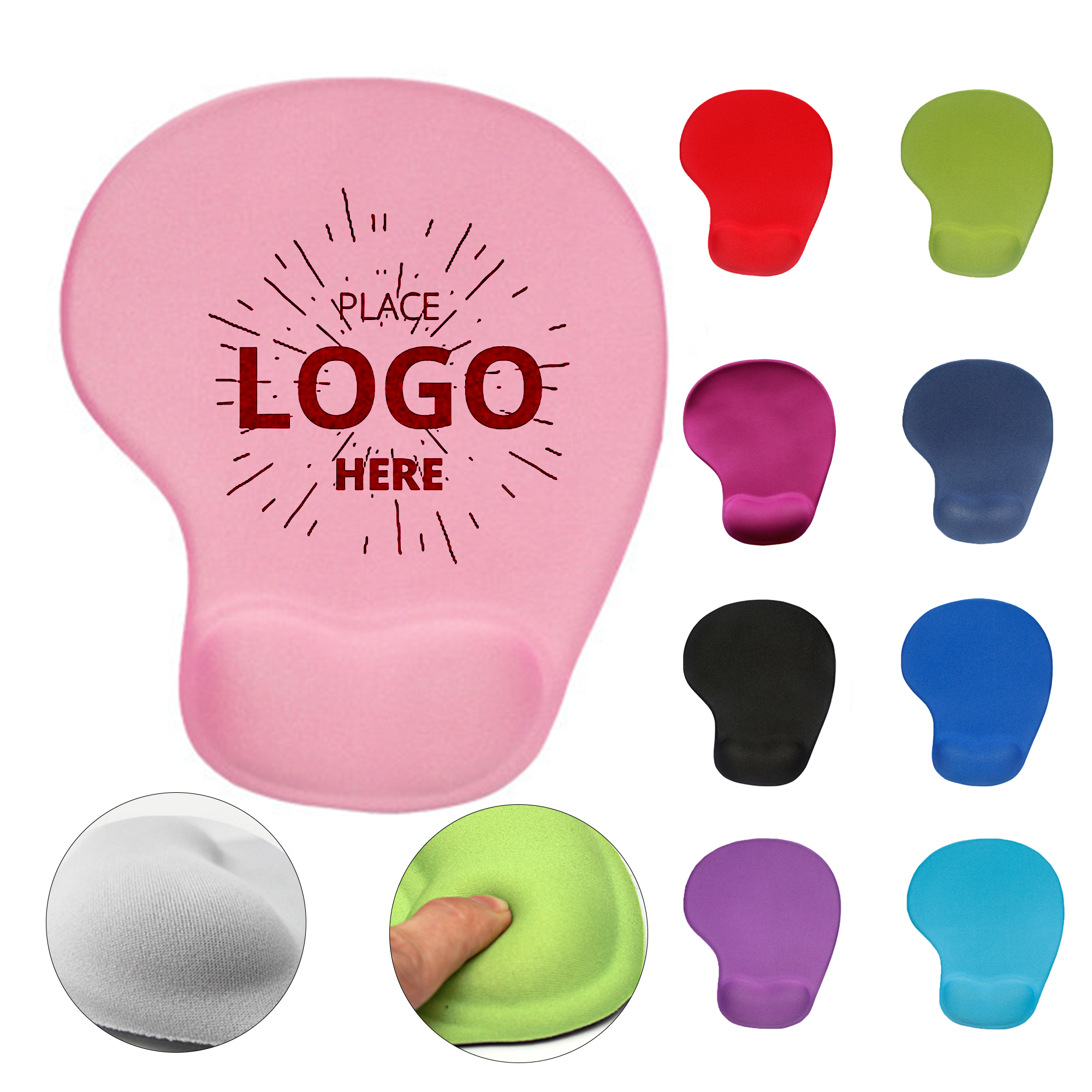 Silicone Non Slip Mouse Pad with Wrist Support 5