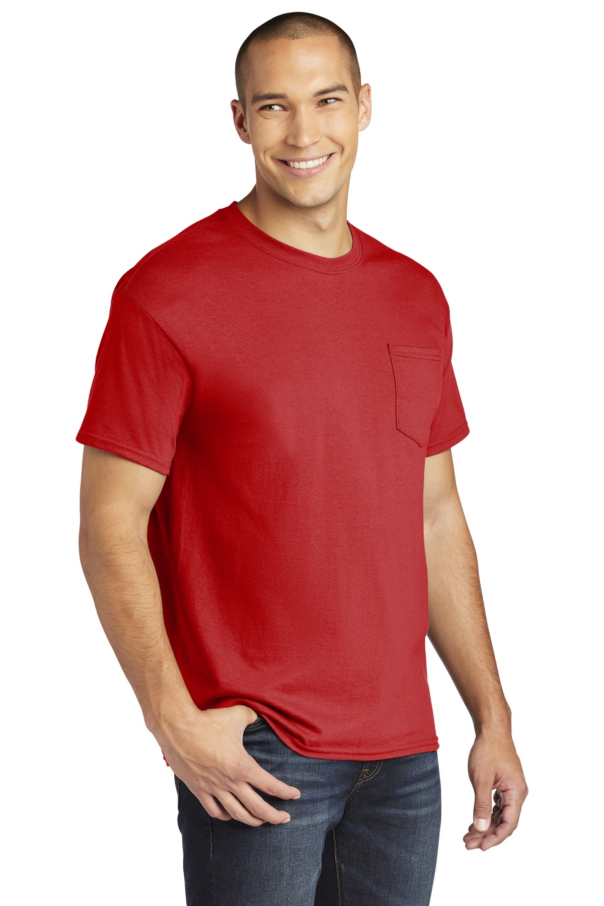 Gildan Heavy Cotton 100% Cotton Pocket T-Shirt. 5300 38