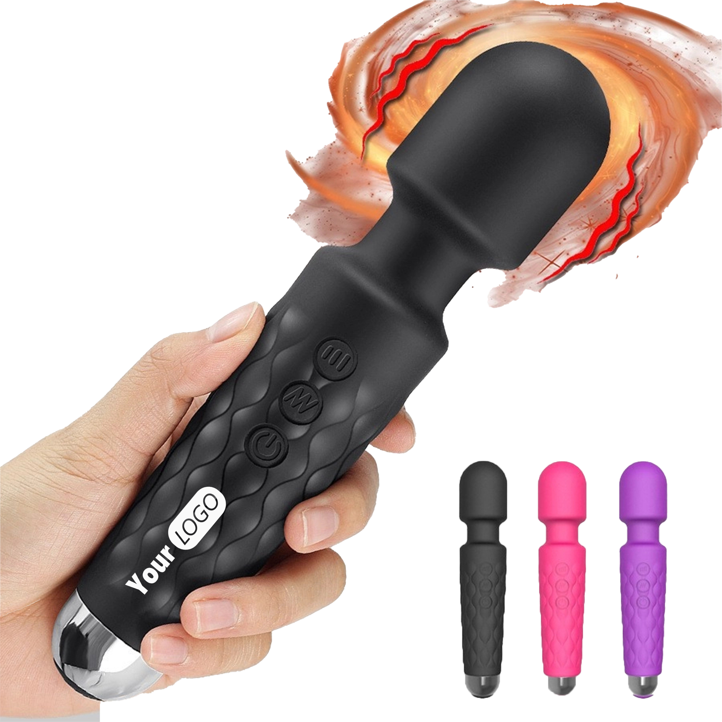 Silicone Rechargeable Vibrator Stimulation Toy 3