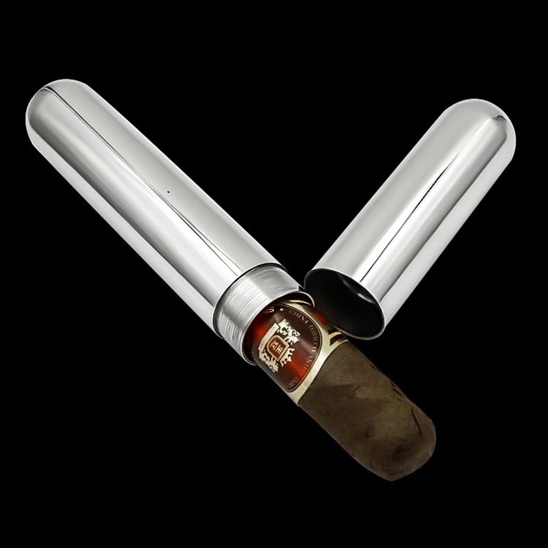 Stainless Steel Cigar Tube 4