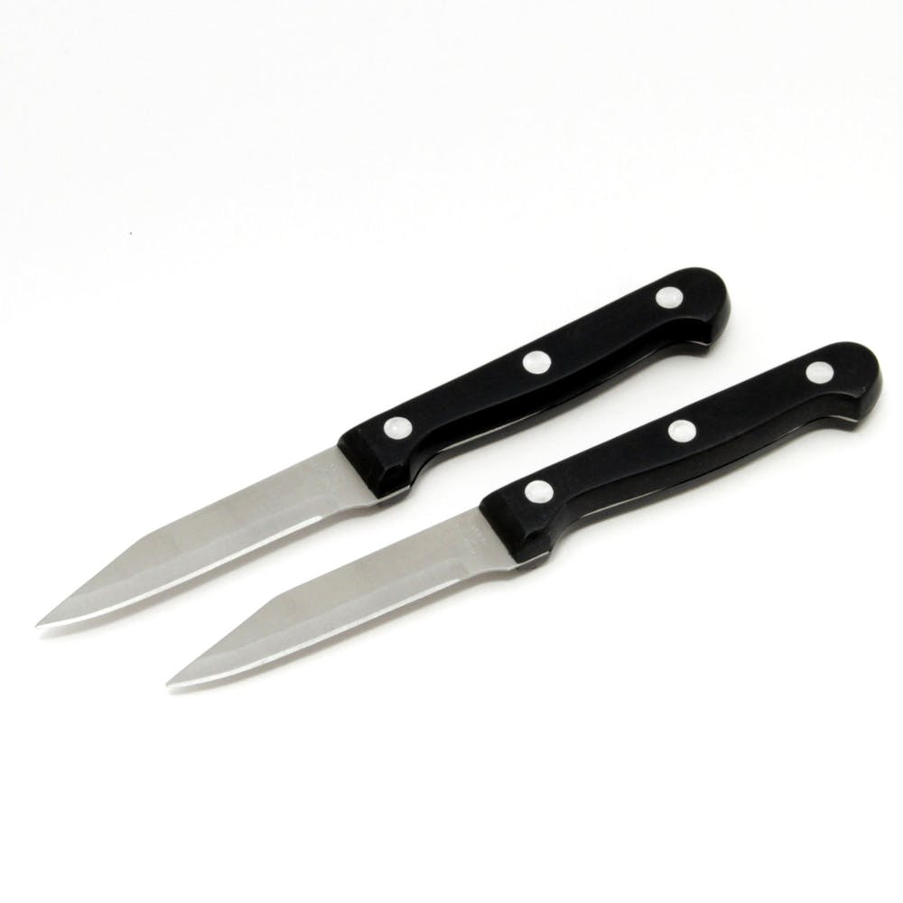 Paring Knife Sets - Black 2 Pack 3.5" 2
