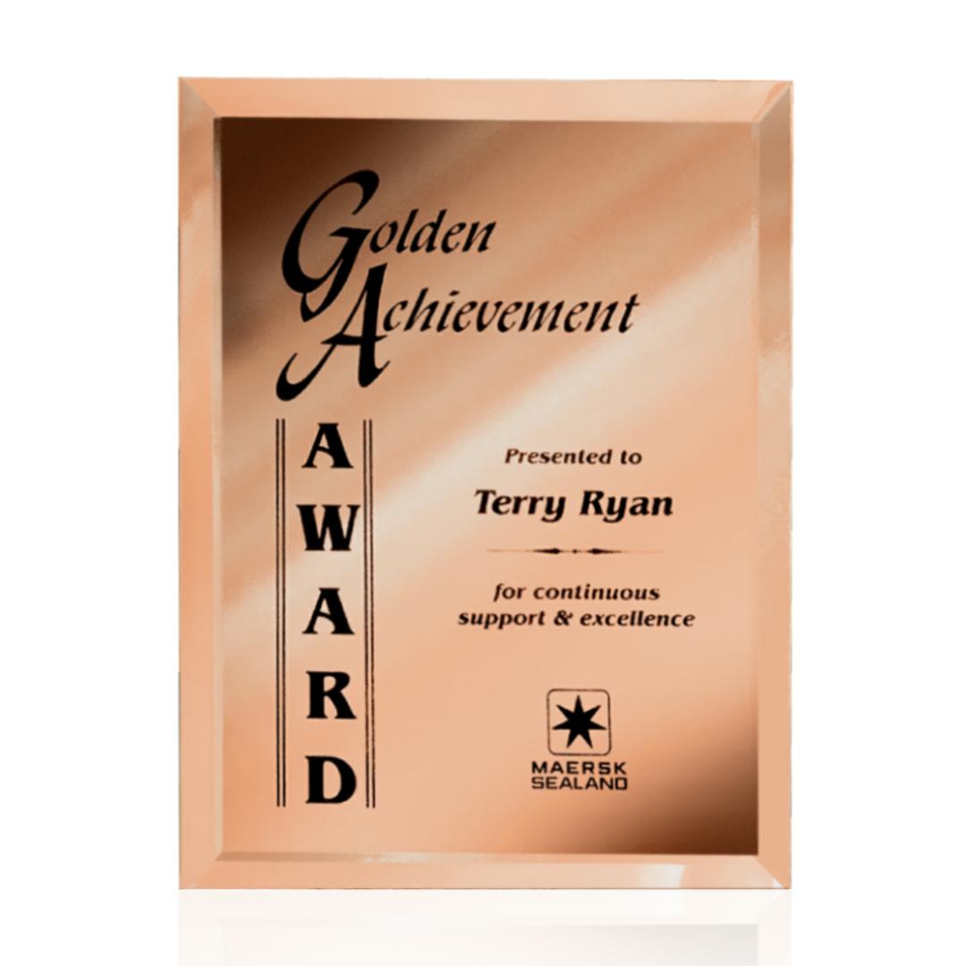 Mirror Plaque - Gold 8
