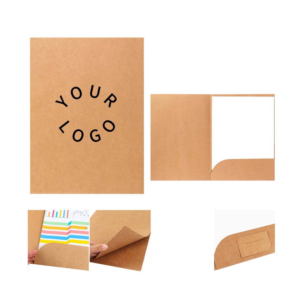 Colorful A4 Document Folder Kraft Paper 2