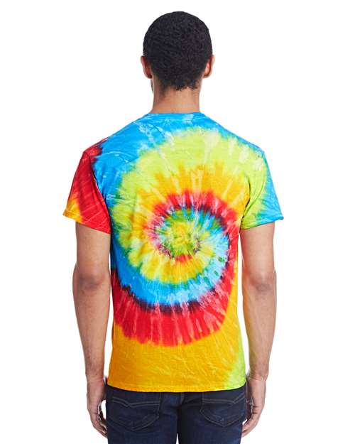 Unisex Multi-Color Tie-Dyed T-Shirt - CD1000 72
