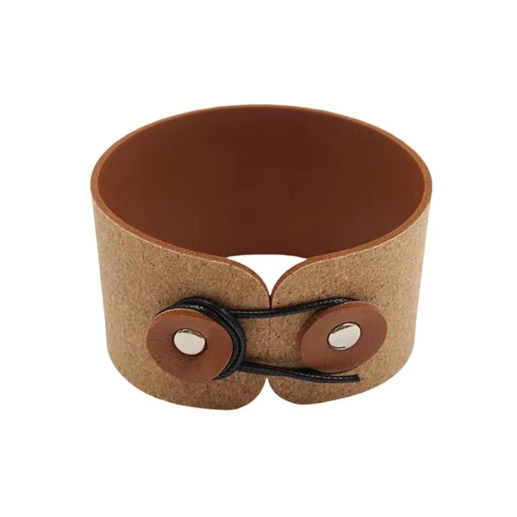 Reusable Leather Cork Cup Sleeve 16