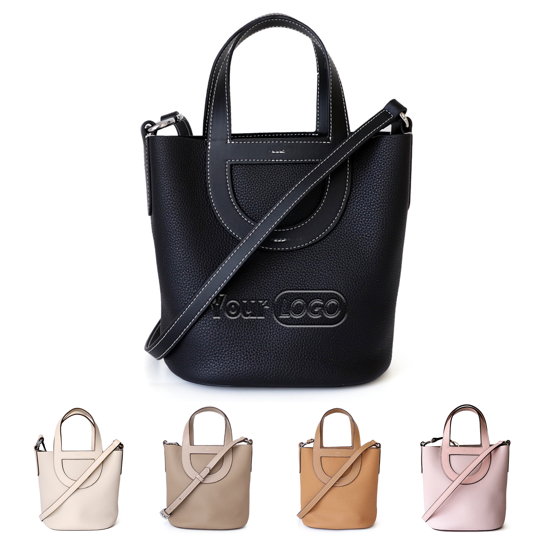 Leather Ultra-soft premium bucket bag 1