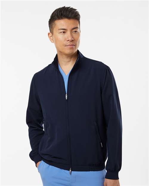 Men's Wolfe Everyday Full-Zip 6-Pocket Scrub Jacket - M60001 14
