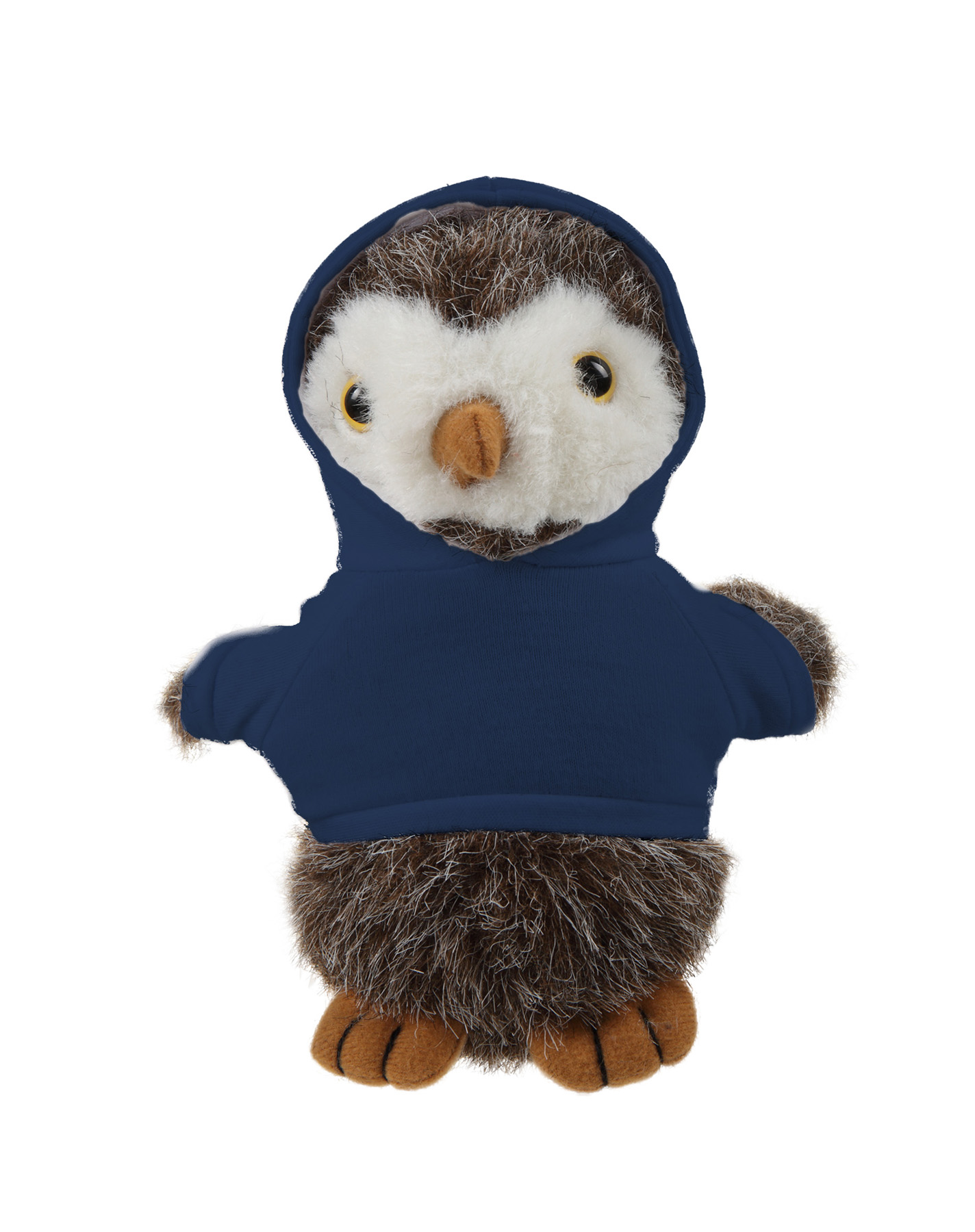 Soft Plush Standing Owl wearing a Hoodie 7