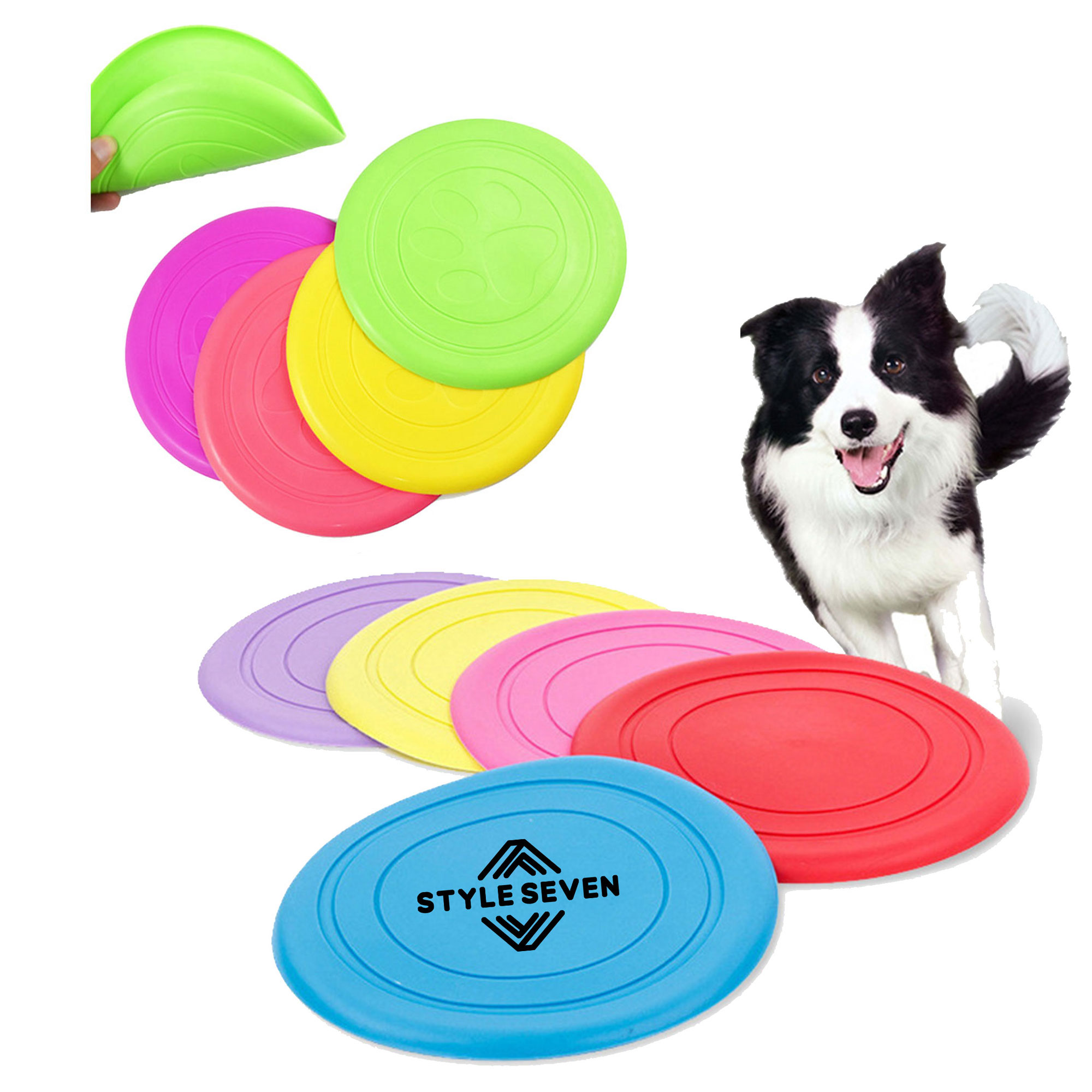 Dog Silicone Flying Disc Toy 2