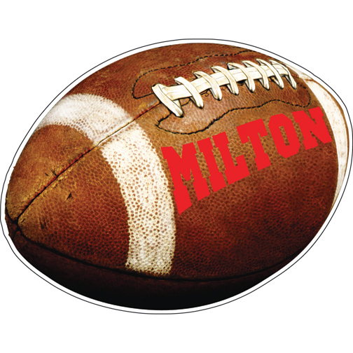 Custom 3" x 4" Football Car Magnet 2