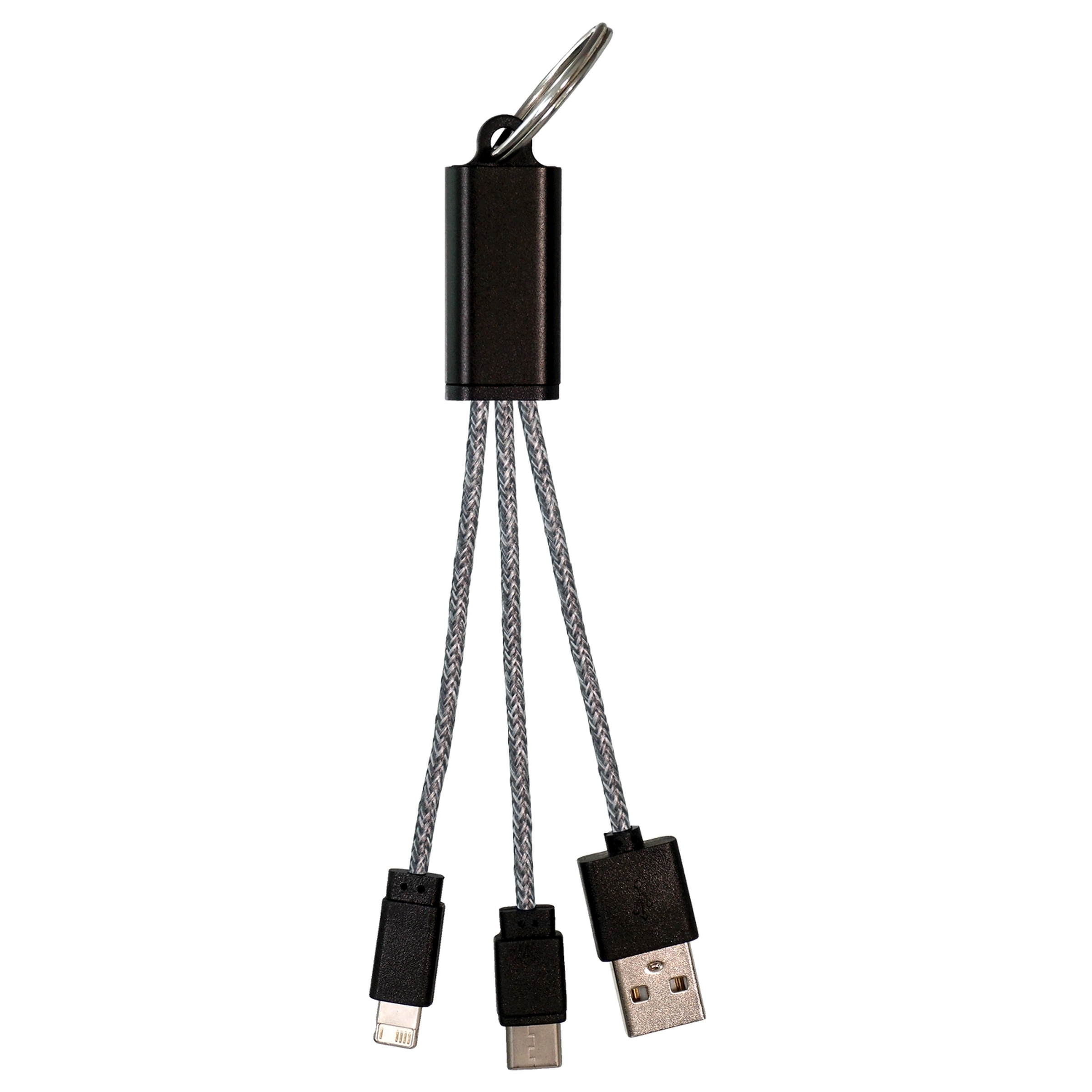 Ridge 3-in-1 Charging Cable Keychain 9
