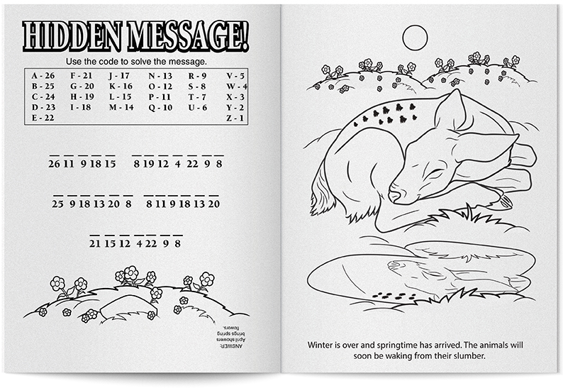 COLORING BOOK - Happy Easter Coloring & Activity Book 2