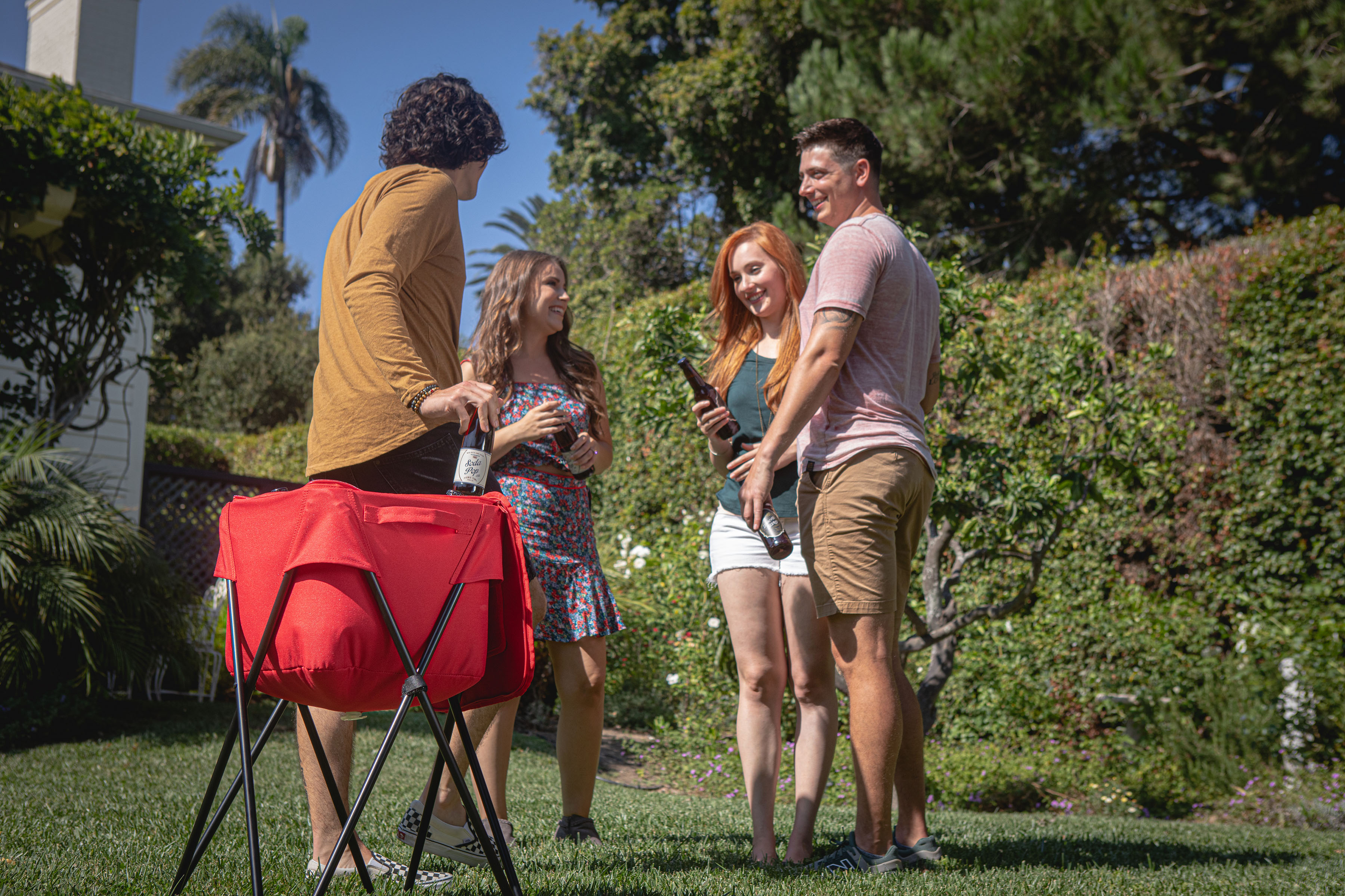 Camping Party Cooler with Stand 5