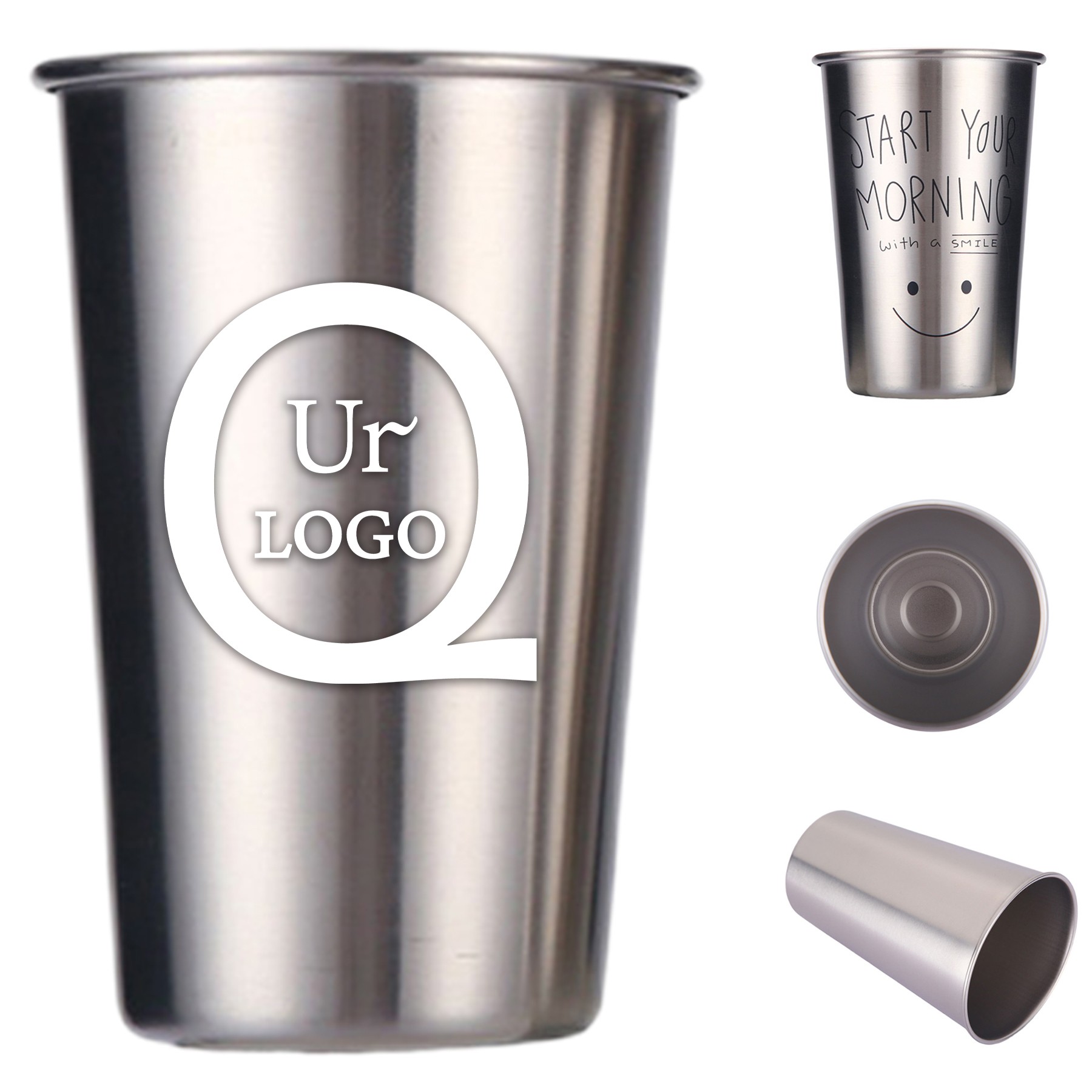 16 Oz Stainless Steel Cup