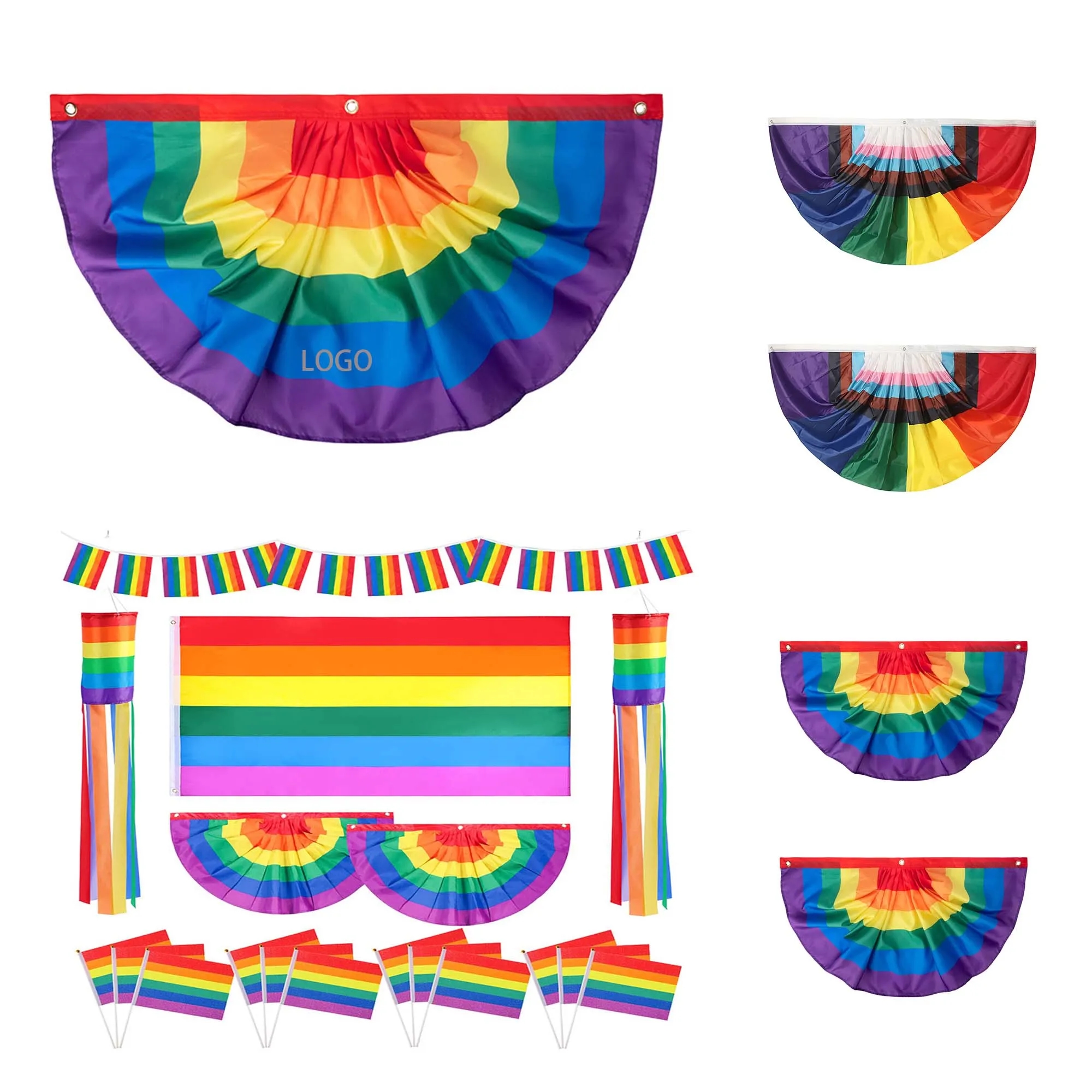 Rainbow Sector Shaped Banner 3