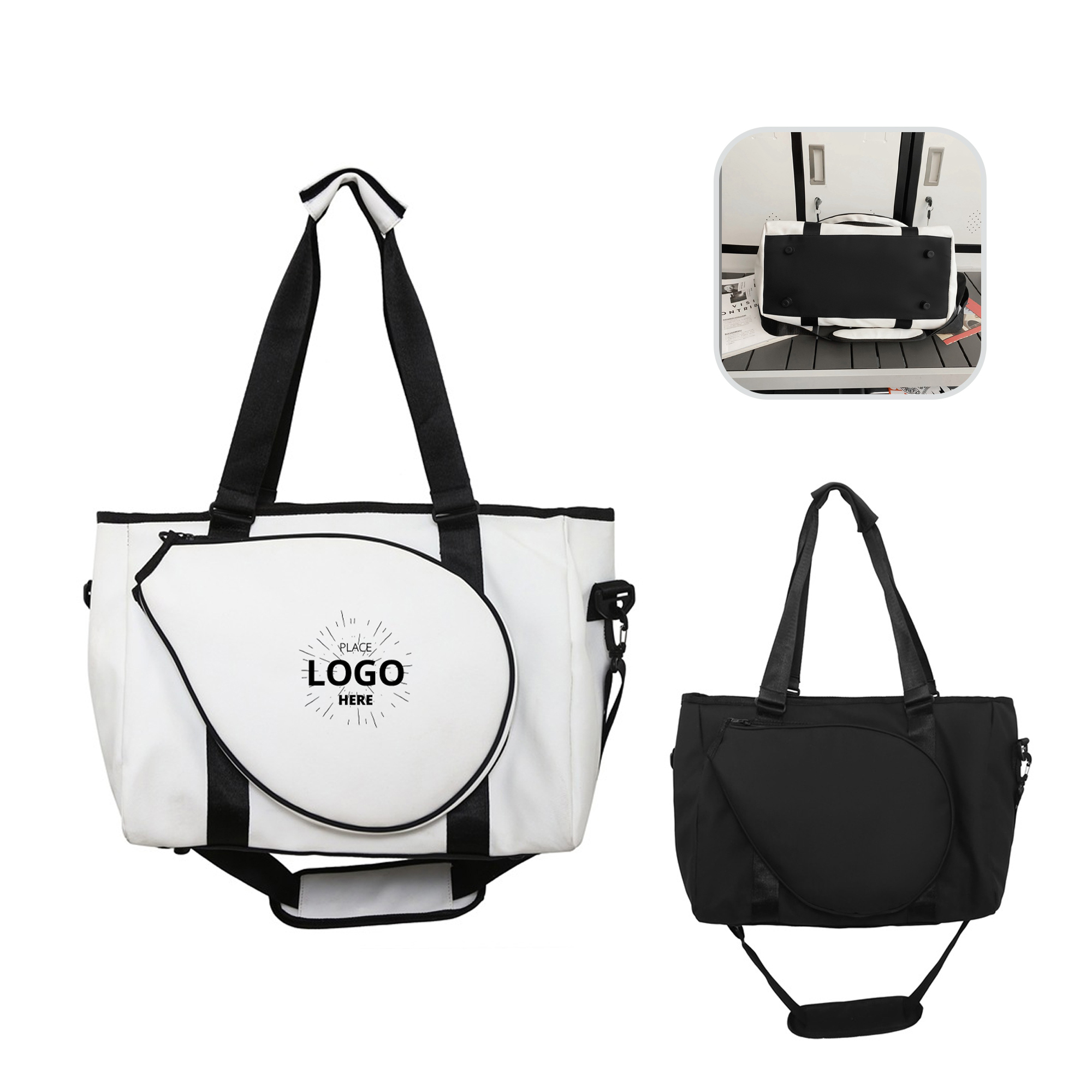 Tennis Bag with Racket Holder - Durable Sports Tote 2