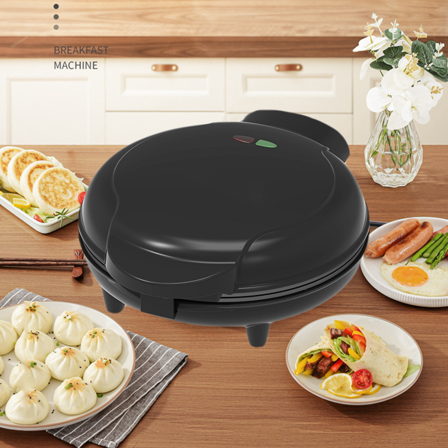 110V Multi-Function Quesadilla Pizza Maker Machine 6