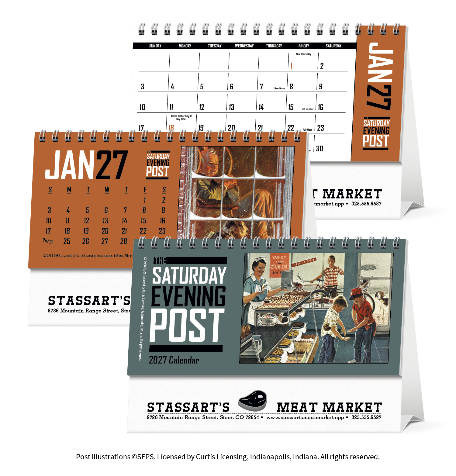 Triumph® Calendars The Saturday Evening Post Desk Calendar 38