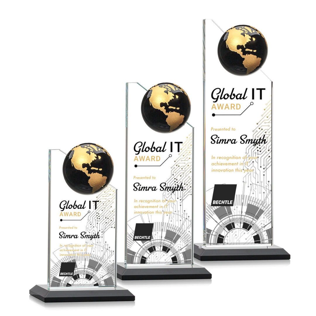 Arden VividPrint™ Award - Black/Gold