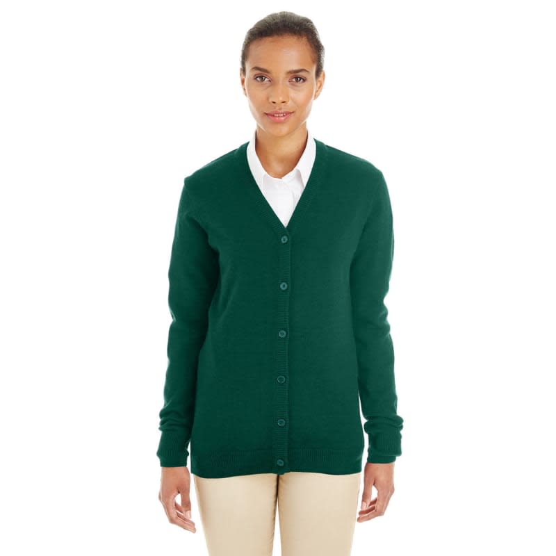 Harriton Ladies' Pilbloc™ V-Neck Button Cardigan Sweater 15