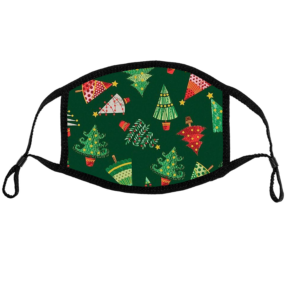 Christmas Washable Face Covering with Filters 1