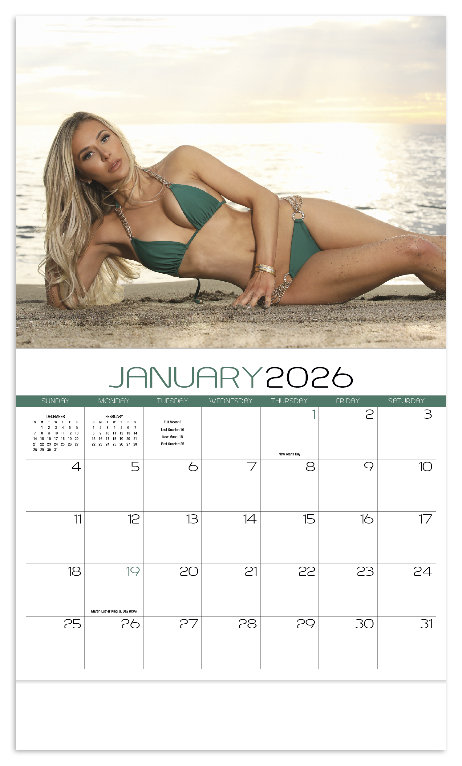 HotLine® Products Swimsuits Appointment Calendar - Stapled 9