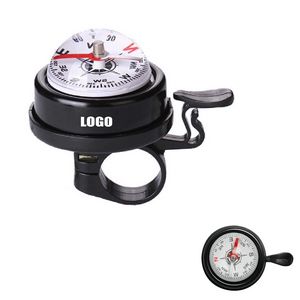 Bicycle Metal Alarm Ring With Compass For Safety and Navigation 8