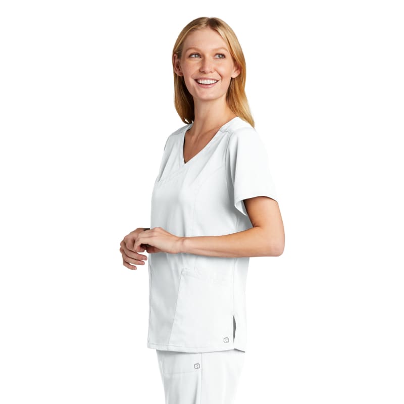 WonderWink Women's Premiere Flex Mock Wrap Top 10