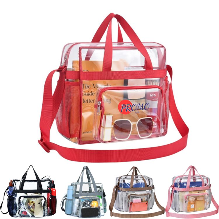 Clear Tote Bag for Stadiums Customizable Logo 2