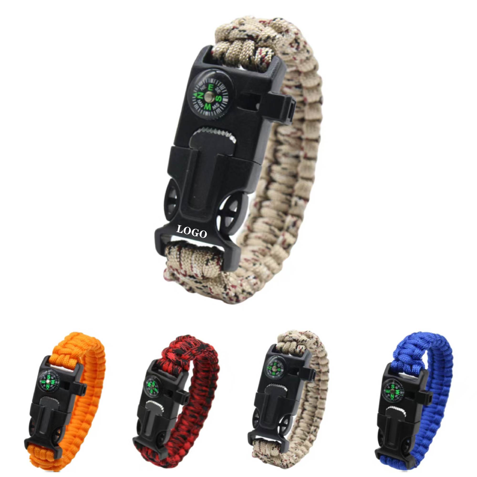 MOQ 10 pcs Outdoor Emergency Bracelet 1
